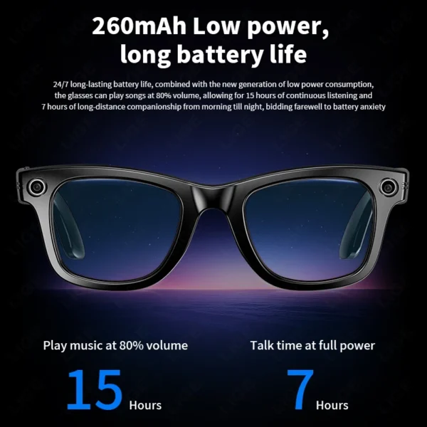 Smart AI Glasses with AI Camera & Voice Control – Image 5