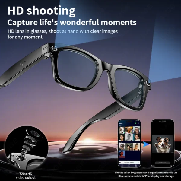 Smart AI Glasses with AI Camera & Voice Control – Image 2
