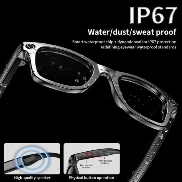 Smart AI Glasses with AI Camera & Voice Control – Image 6