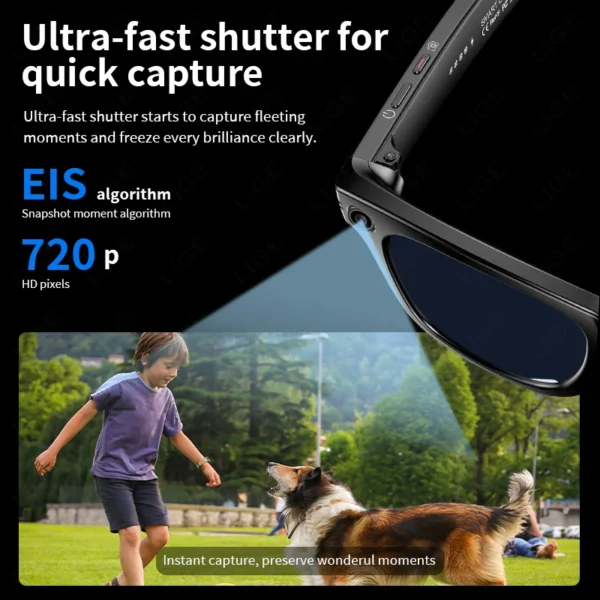 Smart AI Glasses with AI Camera & Voice Control – Image 3